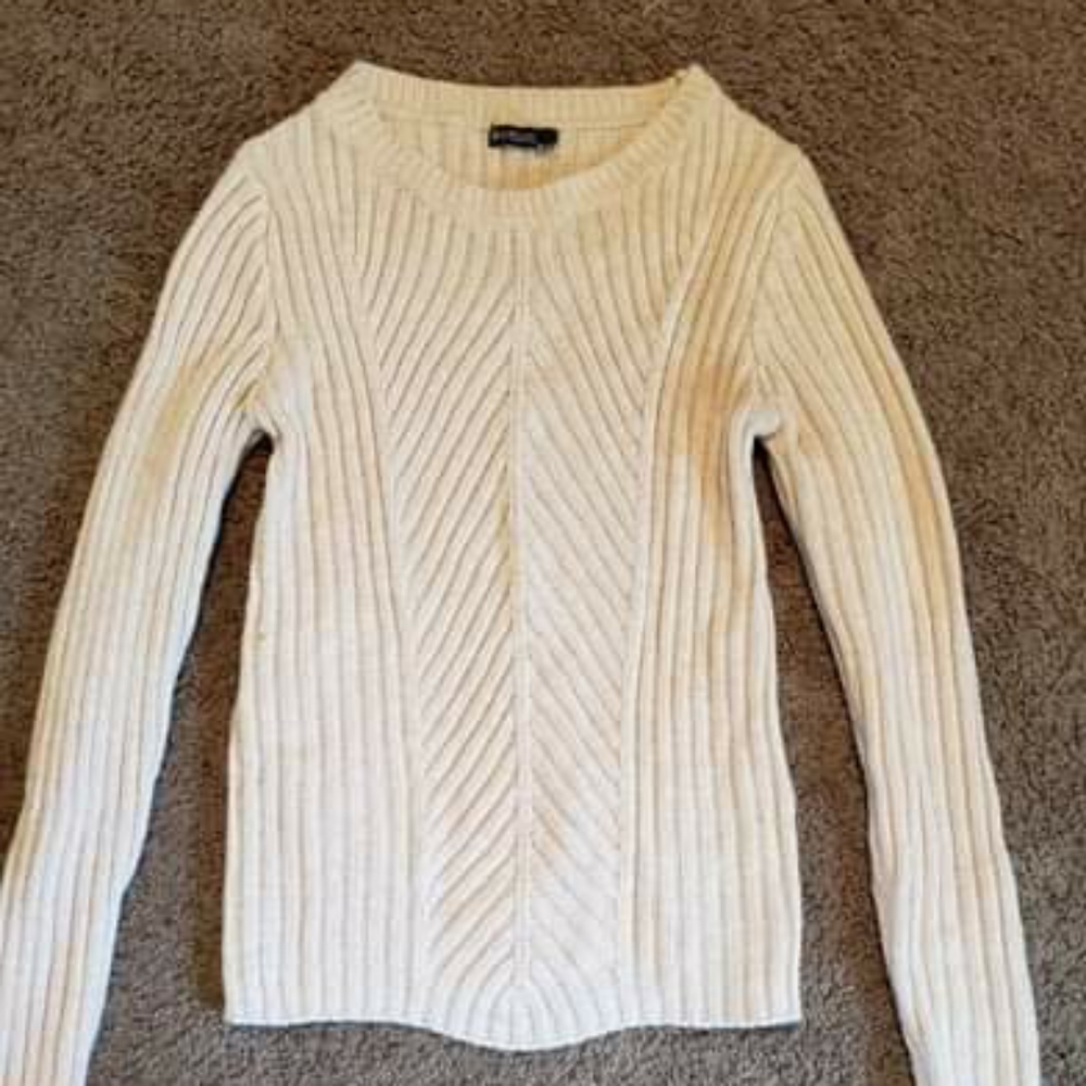 Cream sweater